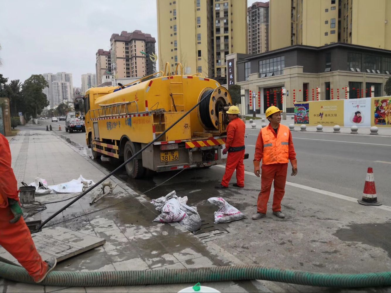 垫江排污管道清淤-管道清洗